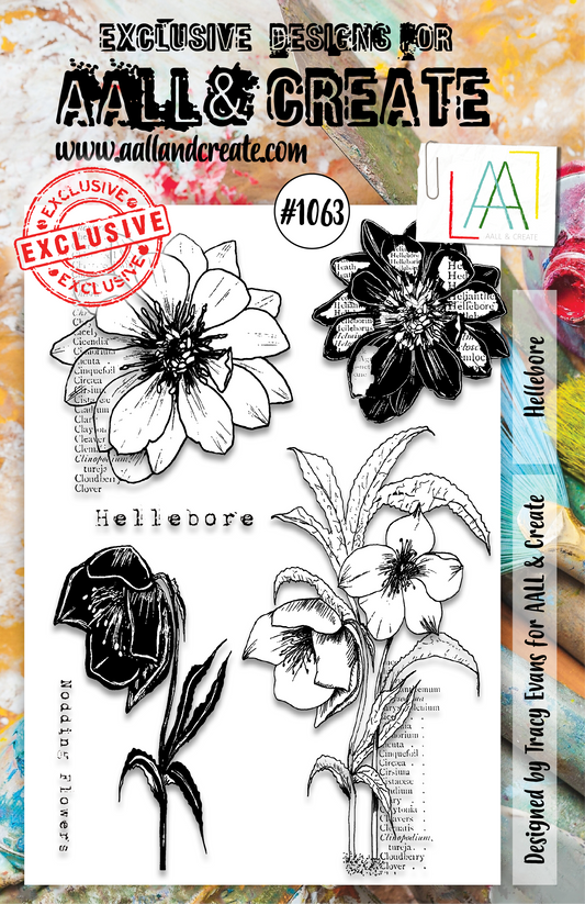 AALL and Create  A5 Stamp Set - 1063 - Hellebore