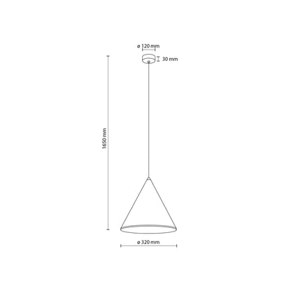 CONO Modern Minimalist Pendant Light L