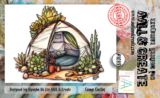AALL and Create #1089 - A6 Stamp Set - Camp Cactus