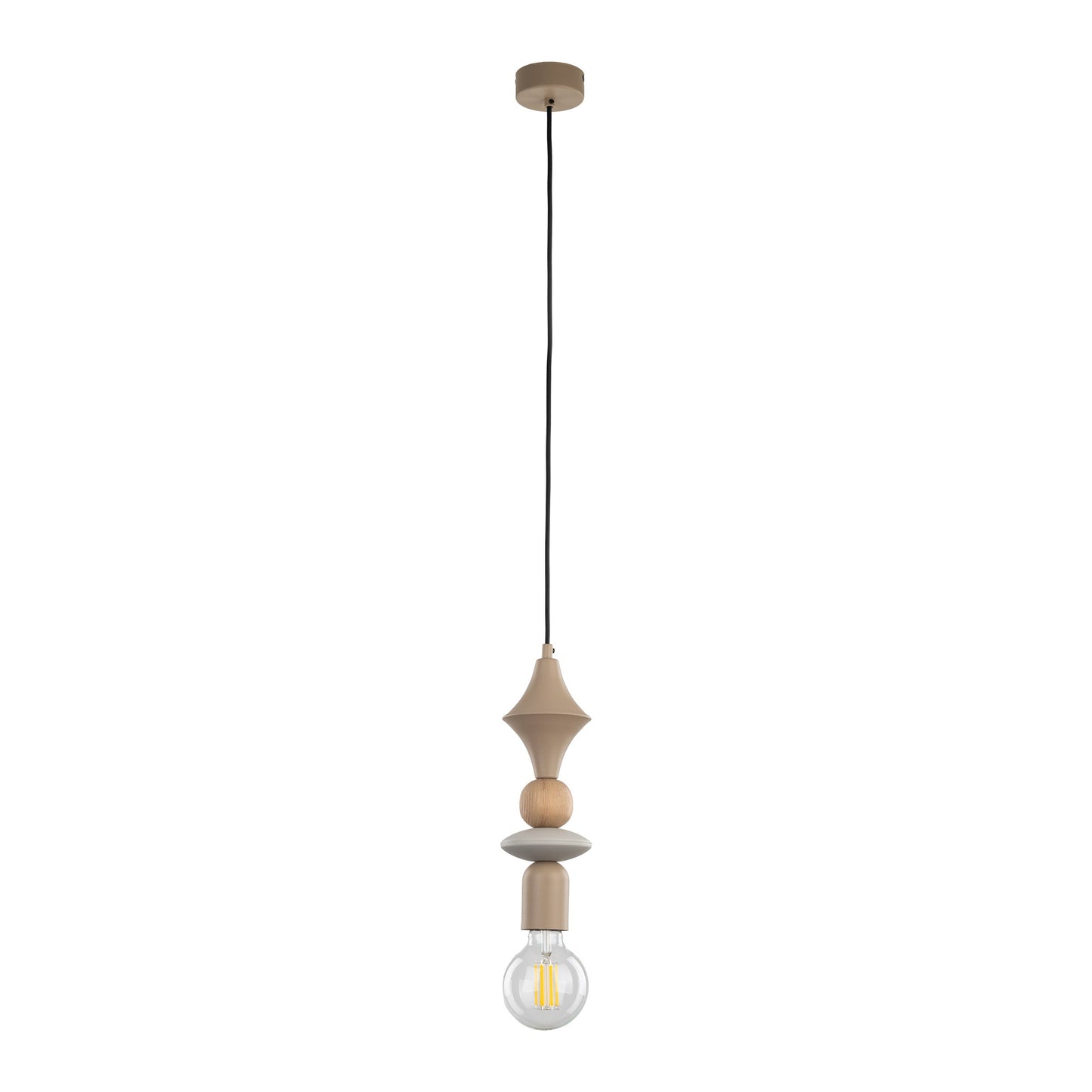 TOWER Beige Scandinavian Pendant Lamp - AURABAGS SHOP