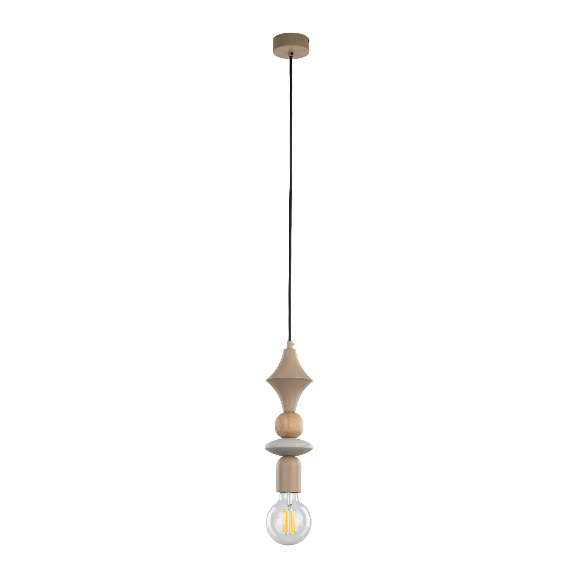 TOWER Beige Scandinavian Pendant Lamp - AURABAGS SHOP
