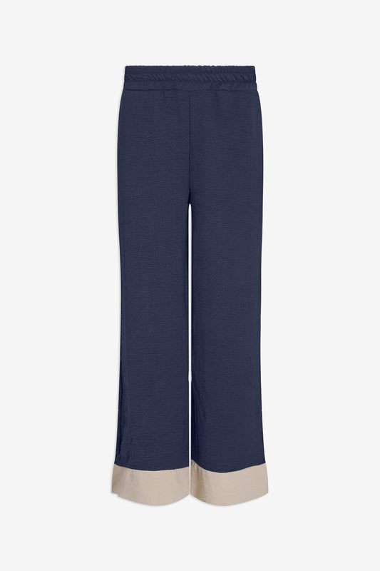 Women's Color-Block Woven Pull-On Pants