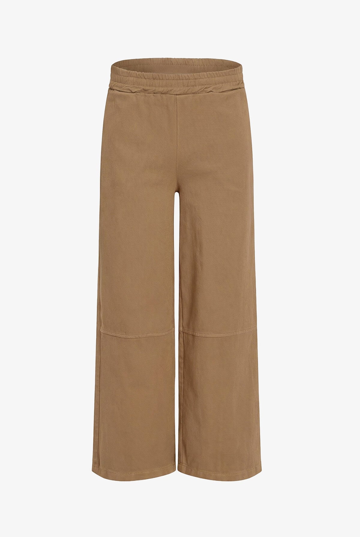 Women's Woven Pull-On Wide-Leg Pants with Back Patch Pockets