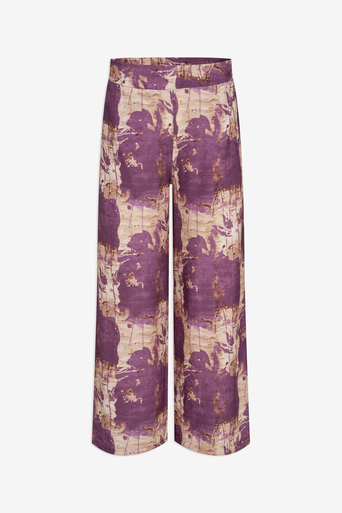 Women's Woven Printed Pull-On Pant with Side Seam Pockets