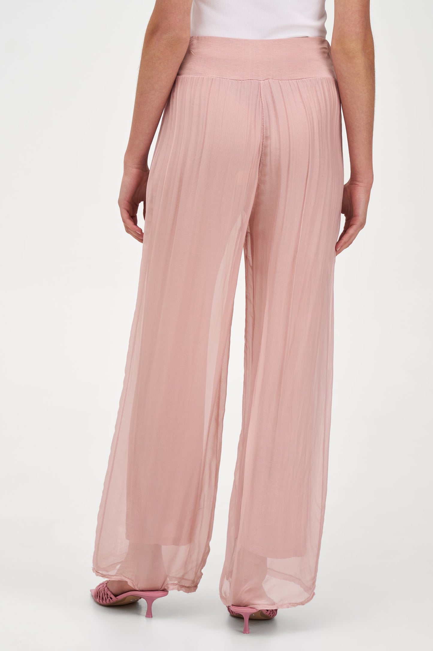 Women's Knit Woven Combo Trousers