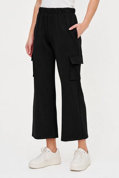 Women's Knit Pull-On Sweatpants with Side & Cargo Pockets