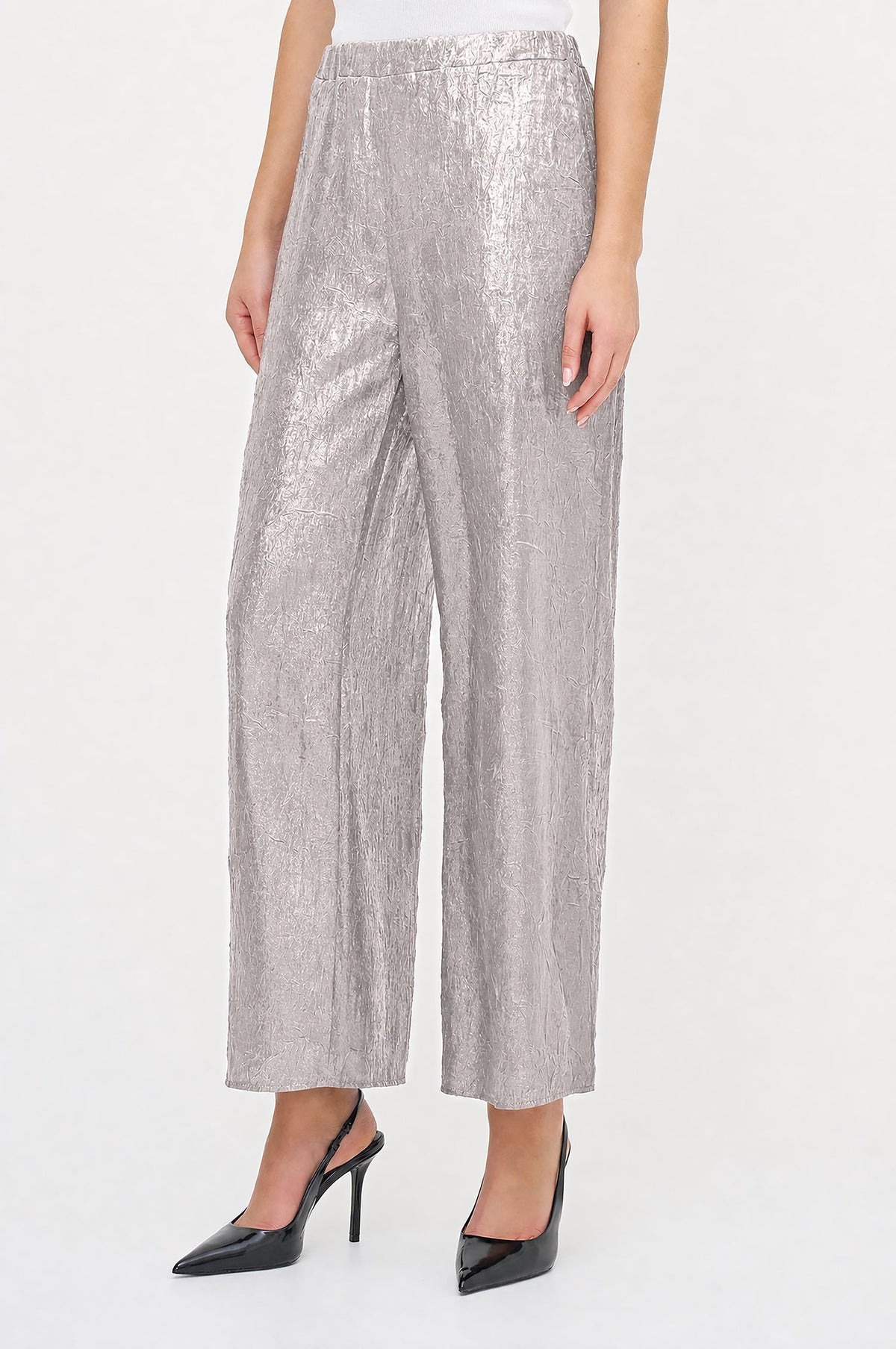 Women's Woven Relaxed-Fit Pull-On Pants with Side Pockets