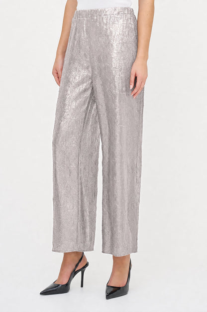 Women's Woven Relaxed-Fit Pull-On Pants with Side Pockets