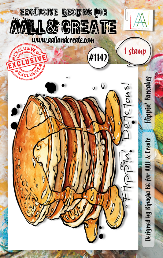 AALL and Create - A7 Stamp Set - Flippin' Pancakes