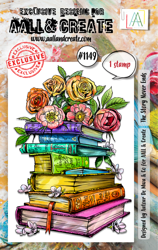 AALL and Create - A7 Stamp Set - The Story Never Ends