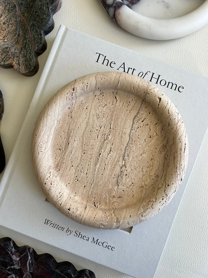 Beige Travertine Catchall
