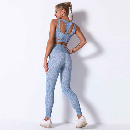 Women’s Sports Yoga Bra Workout Set – Fitness & Activewear Suit