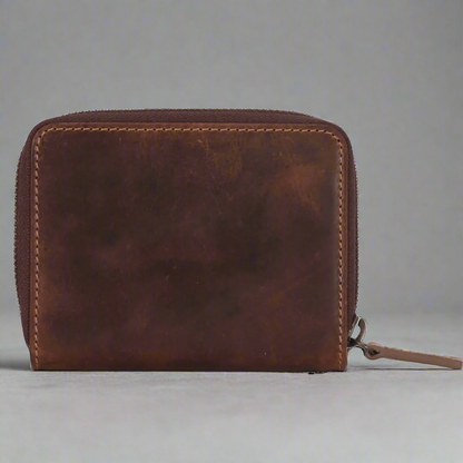MET Hunter Leather Zip Around Wallet