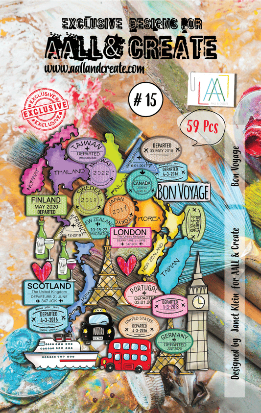 AALL and Create Ephemera - 015 - Bon Voyage