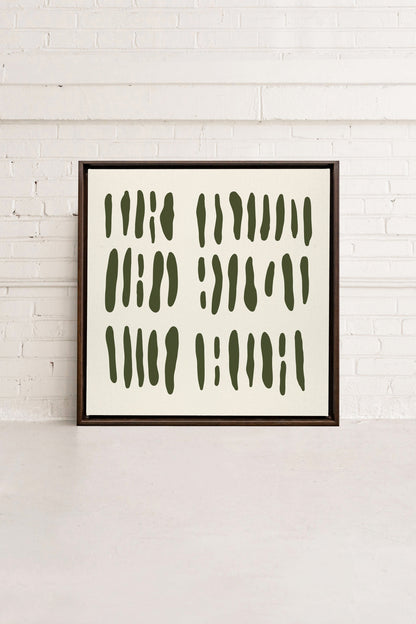 FLOATING PATTERNS, Oeuvre sur toile étirée