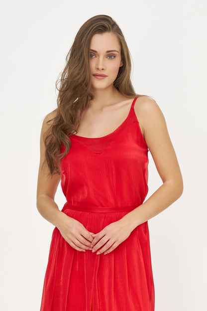Women's Woven Camisole with Adjustable Straps