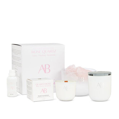 Rose Quartz Fragrance Oil Refill with Comforting Sandalwood & Rose Geranium by Aromabotanical