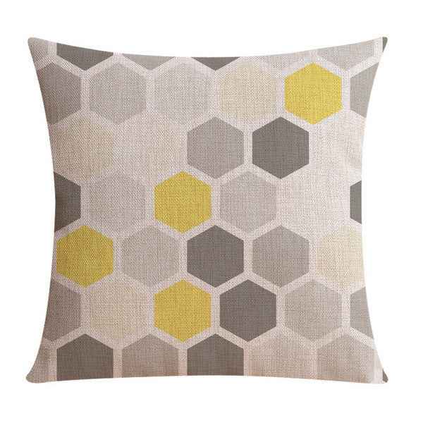 Decorative Linen Cushion Cover – Modern Pillow Case for Living Room Décor