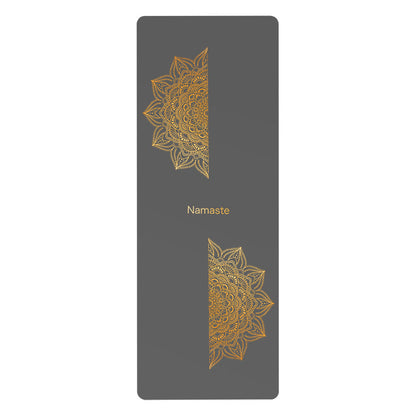 Widened &amp; Thickened PU Rubber Yoga Mat – Premium Non-Slip Fitness Exercise Mat