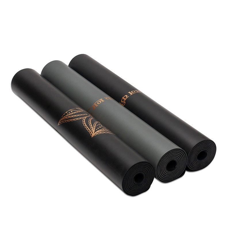 Widened &amp; Thickened PU Rubber Yoga Mat – Premium Non-Slip Fitness Exercise Mat