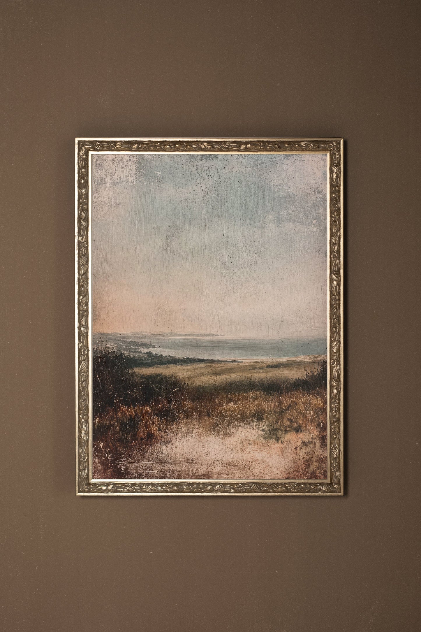 SABLE ET BRUME, CADRE VINTAGE ARGENT