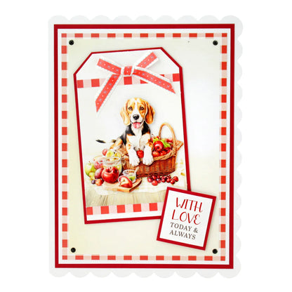 Picnic Pups Die Cut Topper & Decoupage Collection