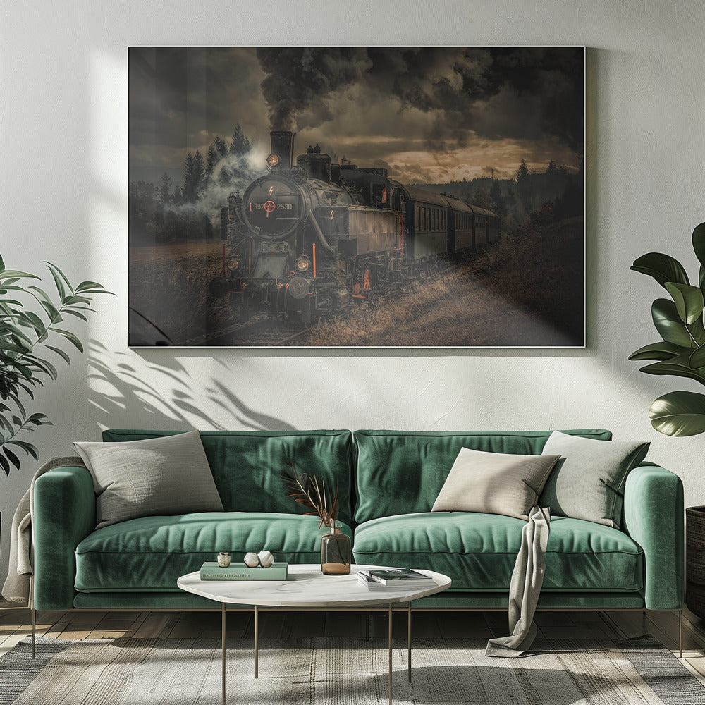 Wall Art Gold digger train