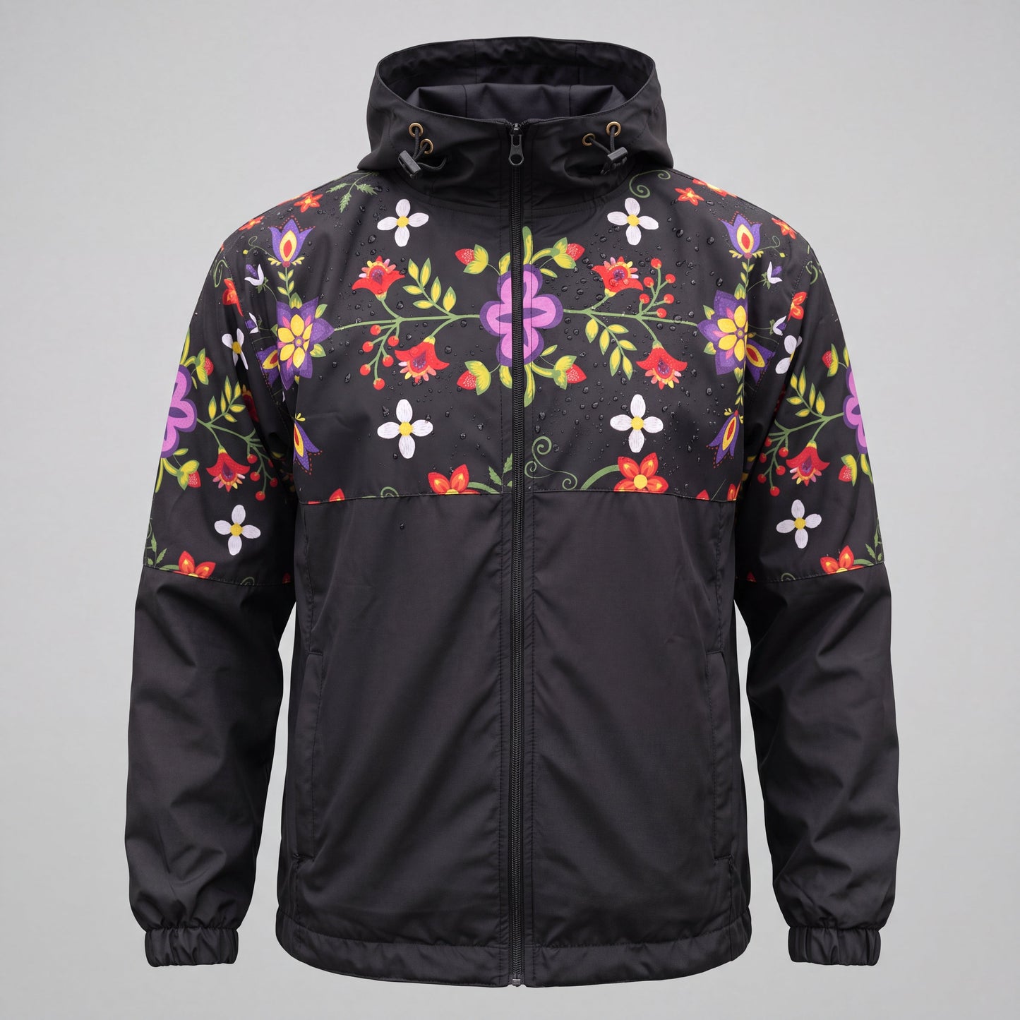 OLDTRIBES™ Midnight Bloom Windbreaker