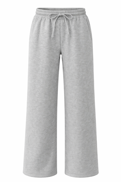 Adora Luxeflow - Everyday Wide Leg Pant In Heather Grey