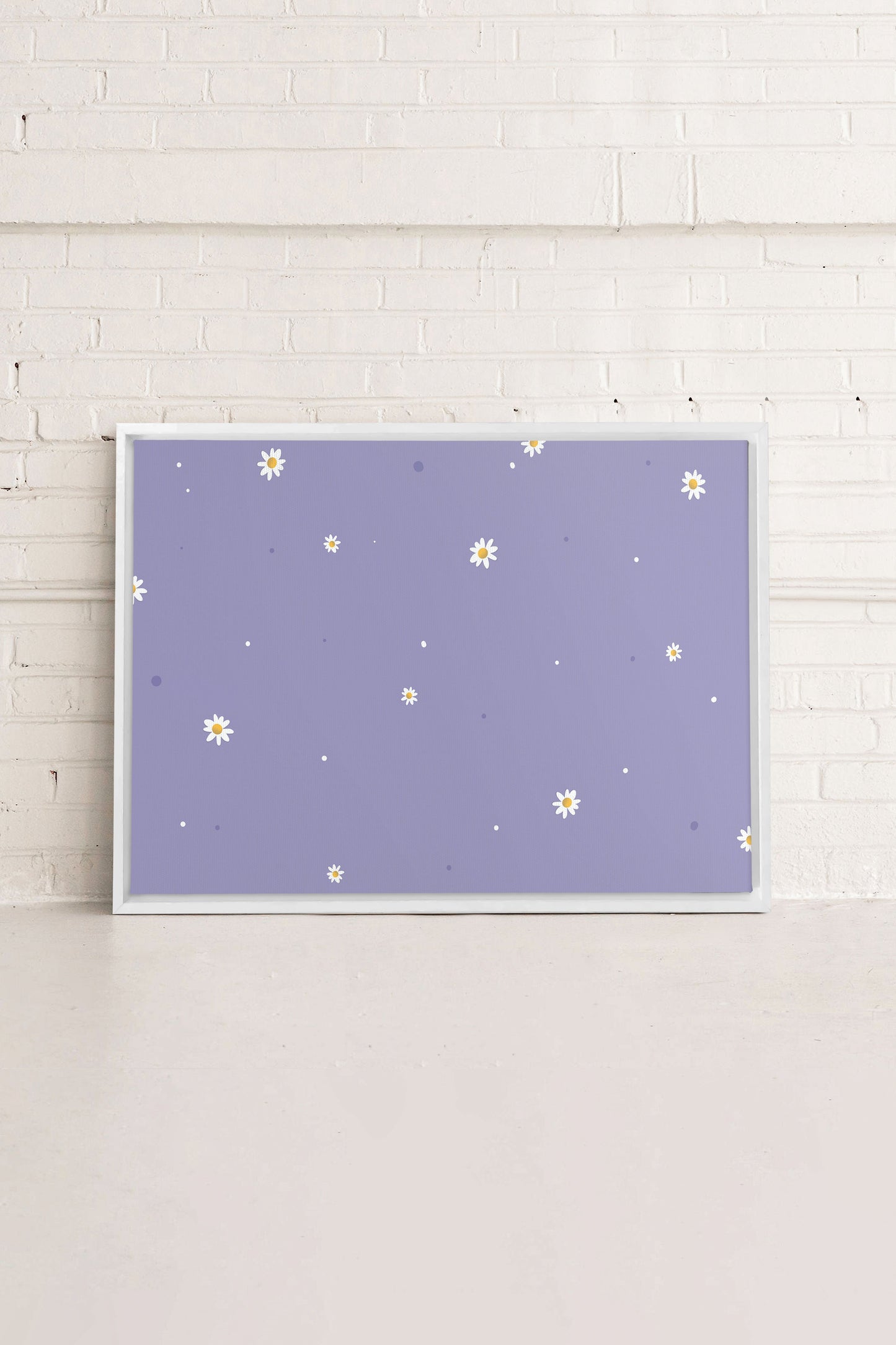 FLEURS DE LUNE, Oeuvre sur toile étirée