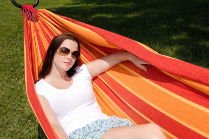 Deluxe Brazilian Double Hammock with Universal Stand