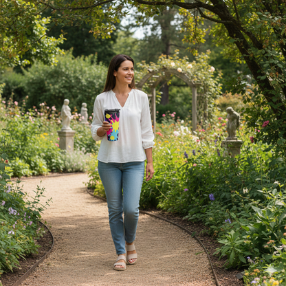 Neon Paint Splatters Stainless Steel Travel Mug | Colorful Splash