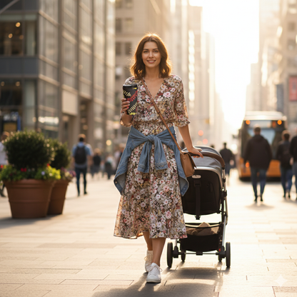 Travel Mug — Colorful Autumn Fern Stainless Steel Tumbler