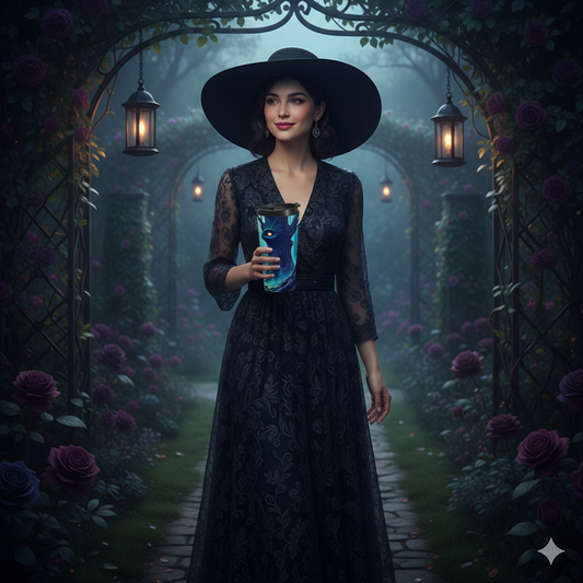 Travel Mug — Mystical Forest with Hidden Tree Spirits Stainless Steel Tumbler