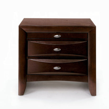 Neend Storage Nightstand - Espresso
