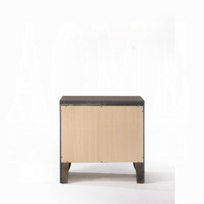 Neend Storage Nightstand - Grey Oak