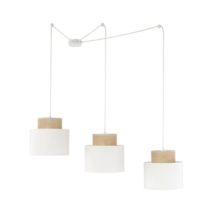 DUO White Adjustable 3-Light Pendant for Dining Table & Kitchen Island - AURABAGS SHOP