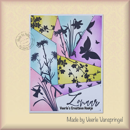 Nellie's Choice Clear Stamp Fairy Tales Blooming Branch-2