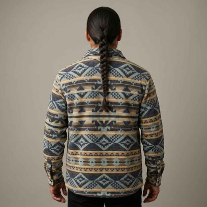 Blue and Cream  Grand Canyon Jacket (Unisex)