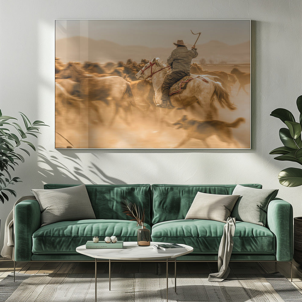 Wall art Wild horses (aka Yılkı Atları)
