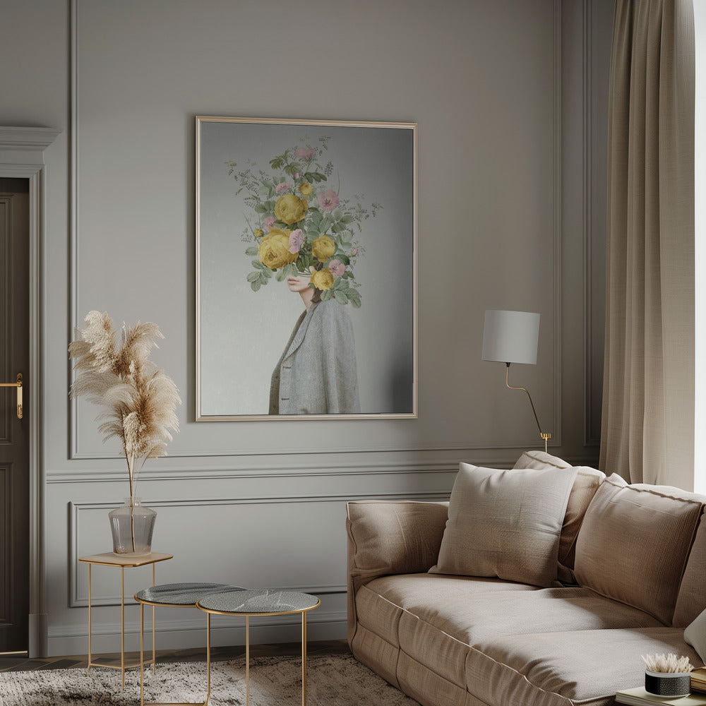 Wall art Yellow bouquet