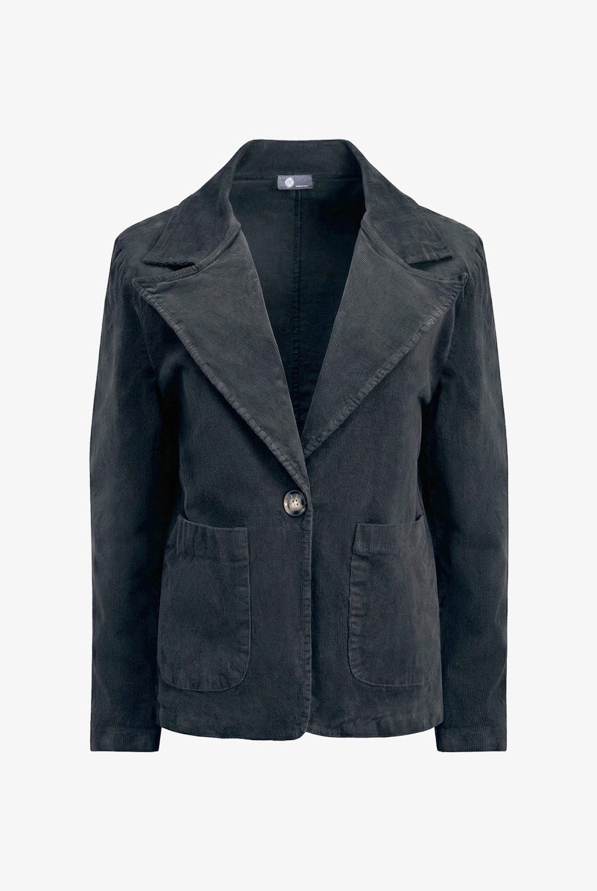 Women's Corduroy Blazer, Long Sleeves, Patch Pockets & Elbow Patches