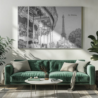 Wall art Je t’aime - Paris