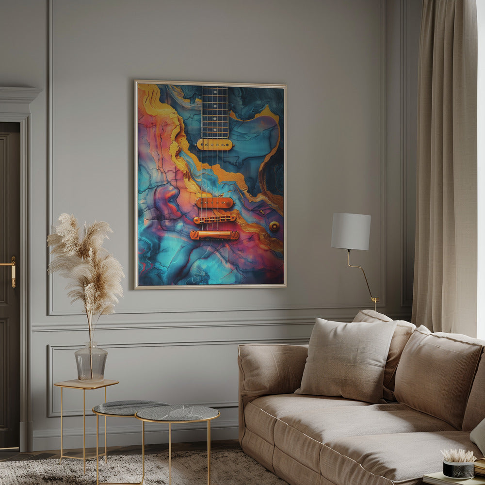 Music Guitar 3 Canvas Print