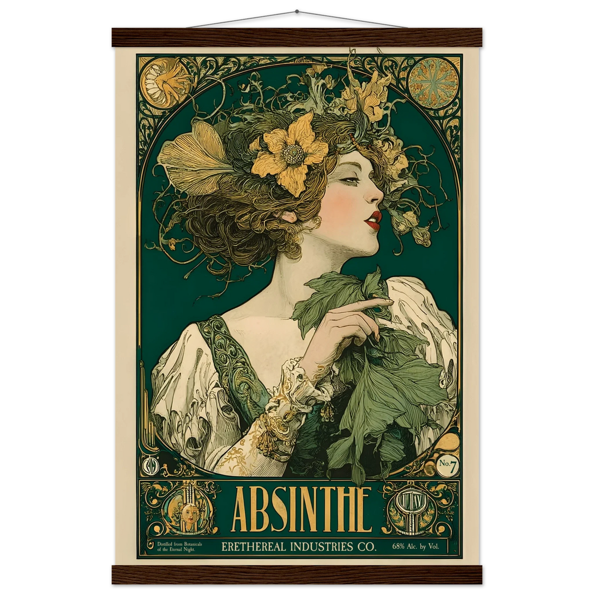 L’Absinthe d’Ombre - Poster & Framed Print