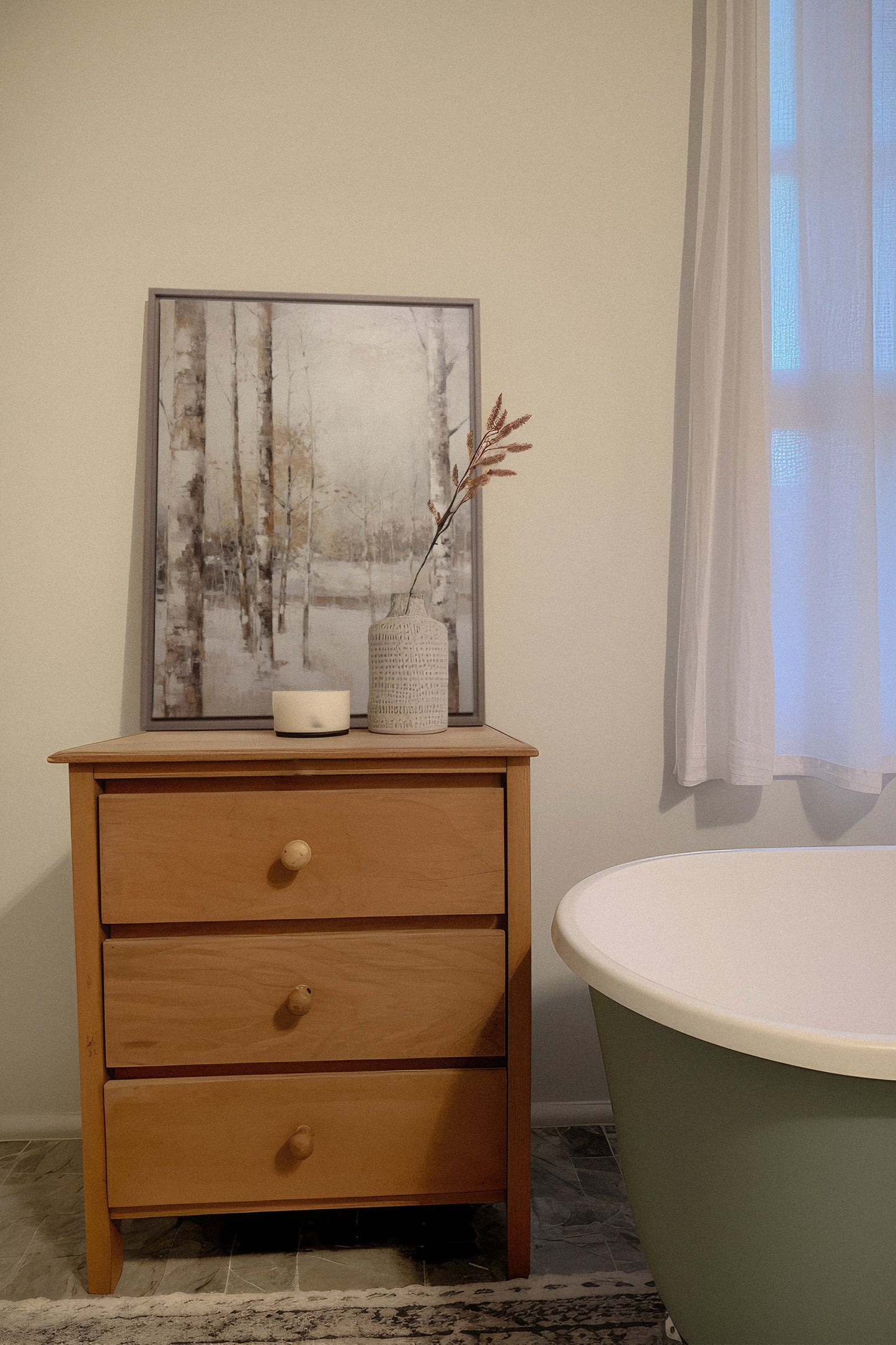 Winter Essence, Oeuvre sur toile étirée