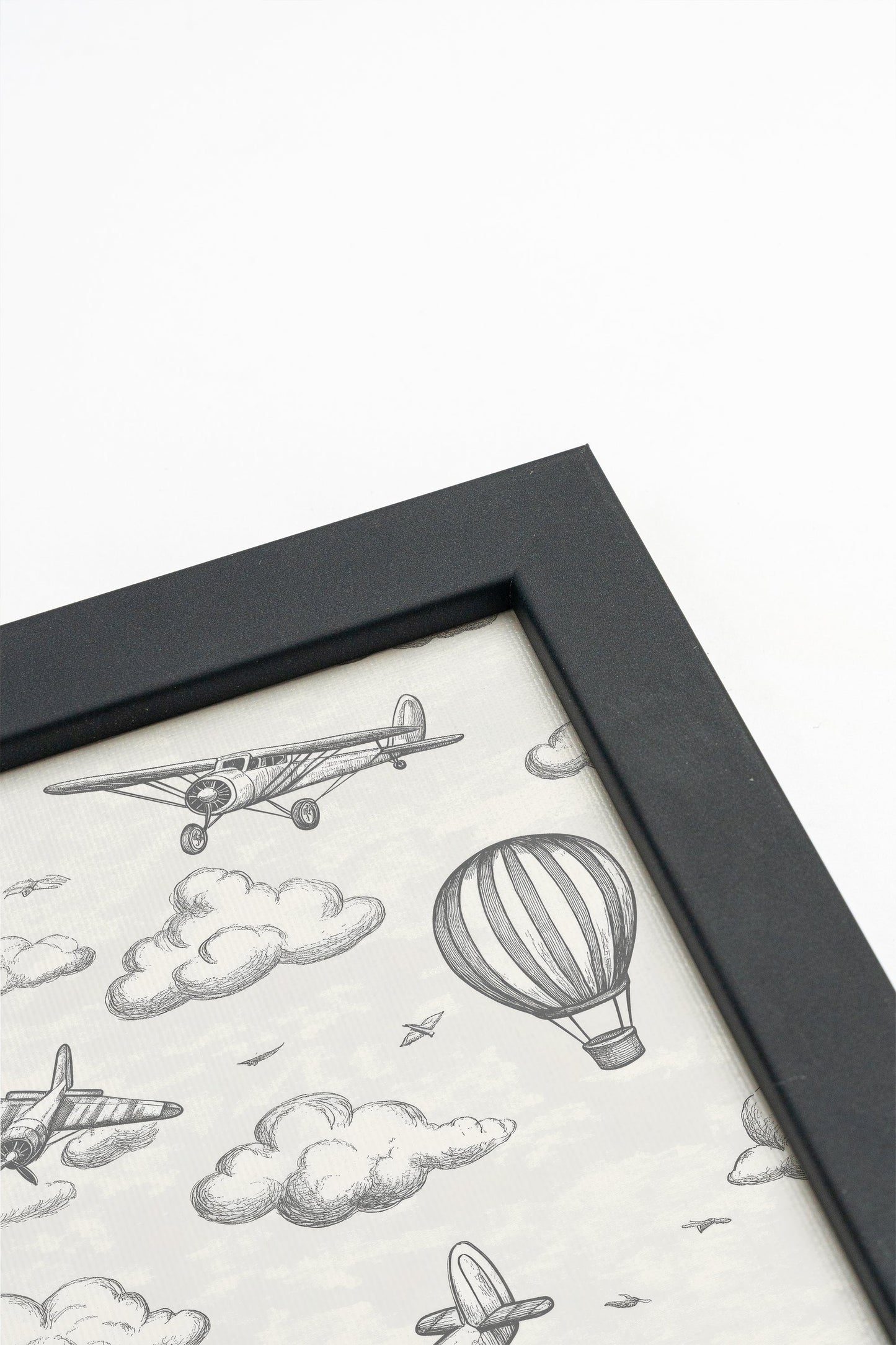 CIEL D’AVENTURE, Toile rigide encadrée