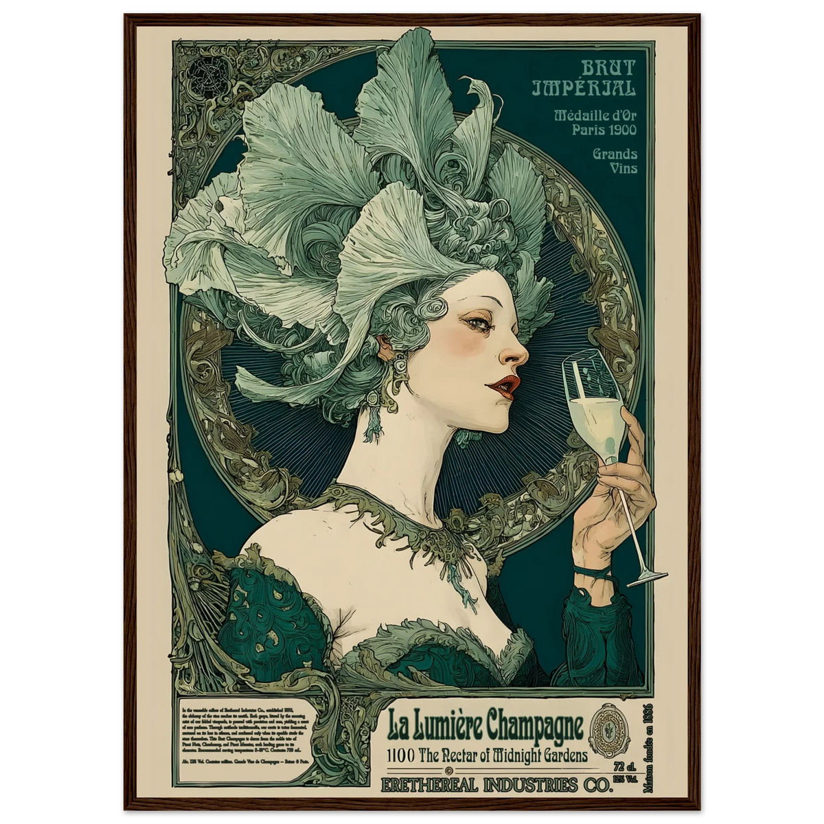 La Lumière Champagne - Poster & Framed Print