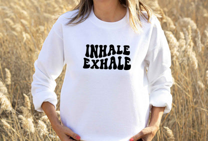 Inhale Exhale Pullover Yoga Sweatshirt