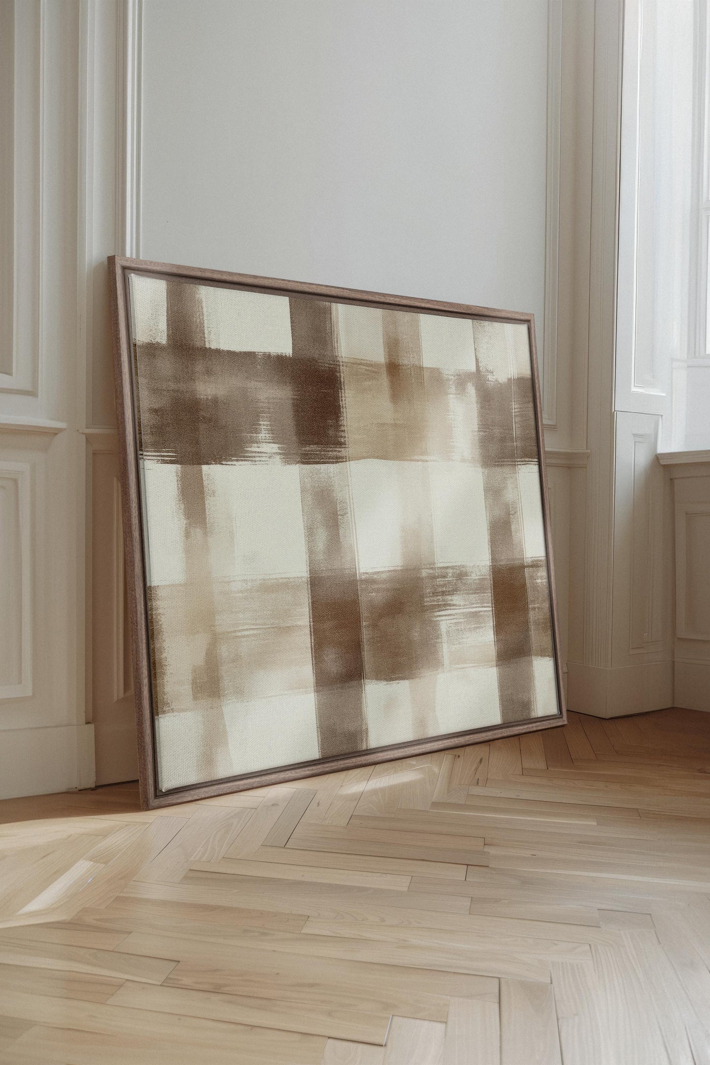 CHIC PLAID, Oeuvre sur toile étirée